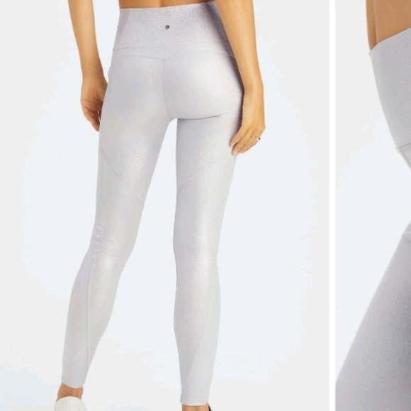 NWT Fabletics Oasis PureLuxe High-Waisted Legging in glitter hologram sz Xs - Picture 2 of 7